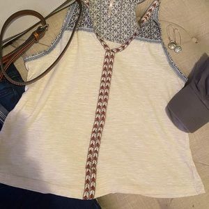 Preloved Poof! Apparel embroidered tank top